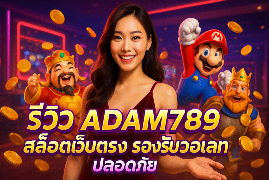 ADAM789 สล็อตเว็บตรง รองรับวอเลท ปลอดภัย