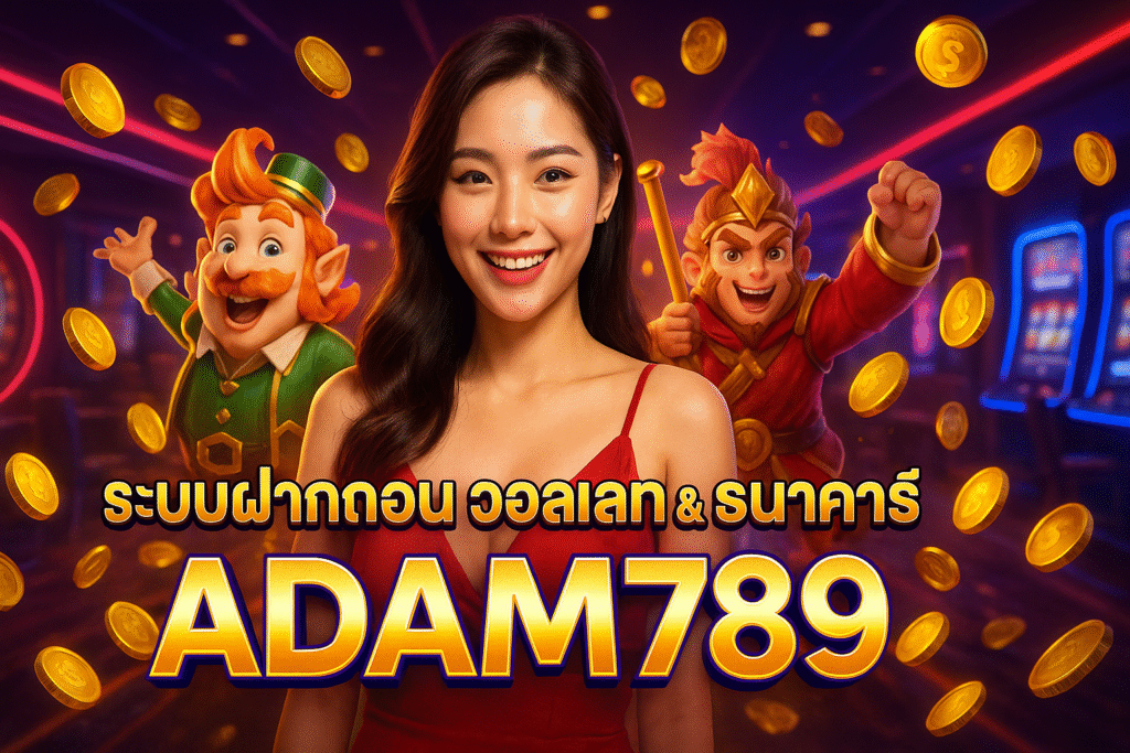 ระบบฝากถอน รองรับทุกธนาคารที่ ADAM789